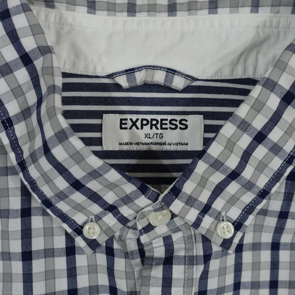 Men's Express Button Down Shirt - Picture 7 of 8